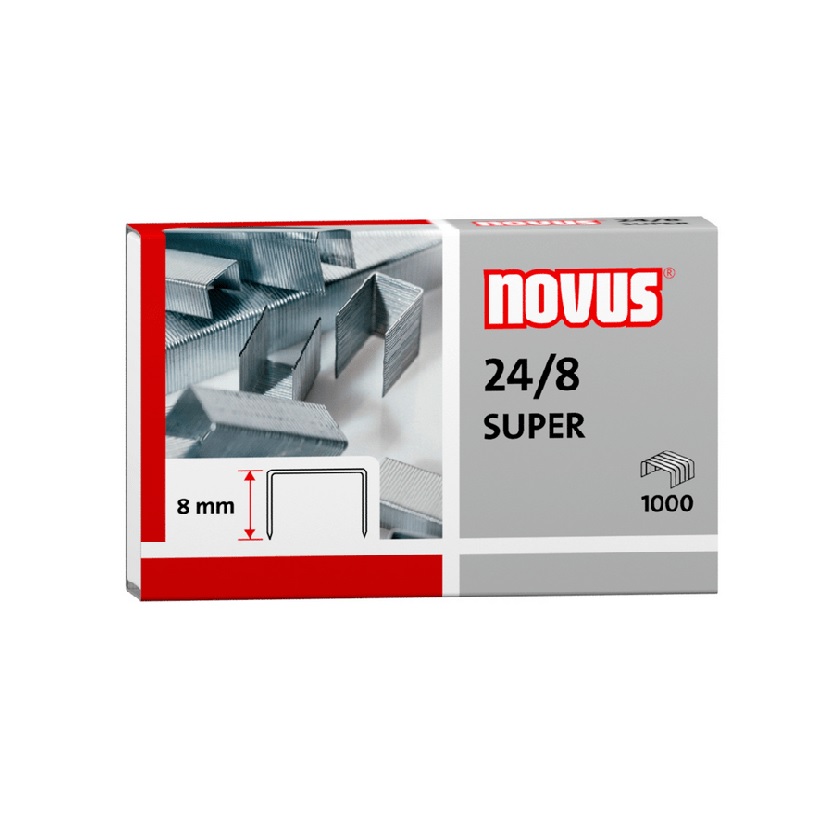 Corchetes Novus 24/8 Caja de 1000 Unidades