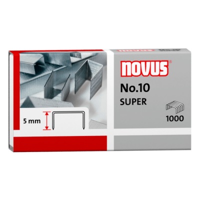 CORCHETES NOVUS N 10 CAJA DE 1000 UNIDADES