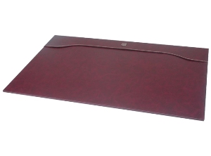 CARPETA ESCRITORIO SEMICUERO 40X60 BURDEO CLASICA