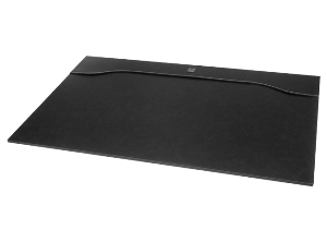 CARPETA ESCRITORIO SEMICUERO 40X60 NEGRO CLASICA