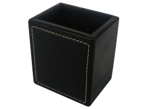 PORTALAPIZ CUERO NEGRO CLASICA