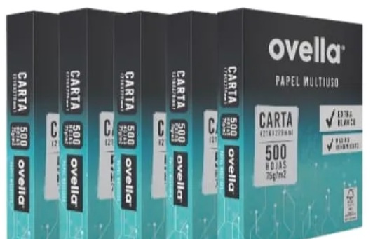 PAPEL FOTOCOPIA OFICIO MULTIPRO 75 GR 500 HOJAS OVELLA(RG)