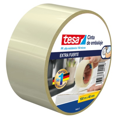 Cinta Embalaje Tesa Ultraresistente 48 mm x 100 m Transparente