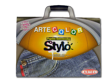 CARPETA ARTE COLOR PAPEL ENTRETENIDO(STYLO)16H ART