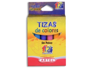TIZA COLOR 12 UNID. ARTEL