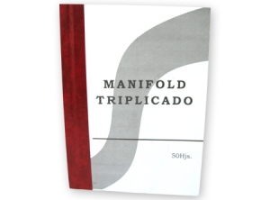 LIBRETA MANIFOLD TRIPLICADA 50HJ CORRIENTE