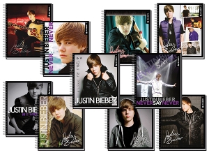 CUADERNO UNIV. E/D 100 HJ M7 JUSTIN BIEBER RHEIN