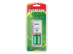 CARGADOR ECONOMICO AA / AAA EVEREADY + 2 PILAS