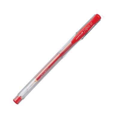 Bolígrafo Gel Uniball UM-100 Signo 0.7 mm Rojo