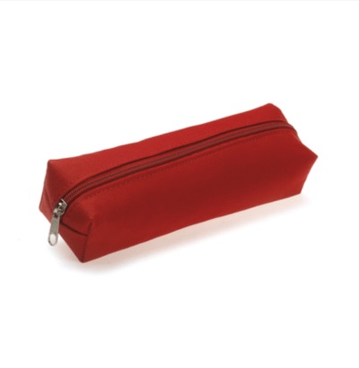 Estuche Escolar Maxcril Liso Rojo