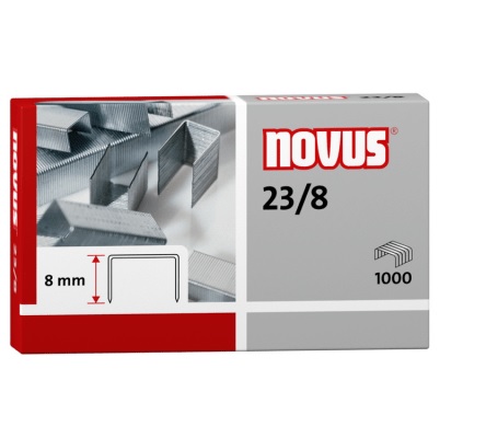 CORCHETES NOVUS 23/8 CAJA DE 1000 UNIDADES