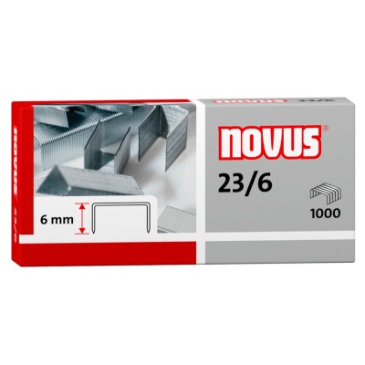 CORCHETES NOVUS 23/6 CAJA DE 1000 UNIDADES