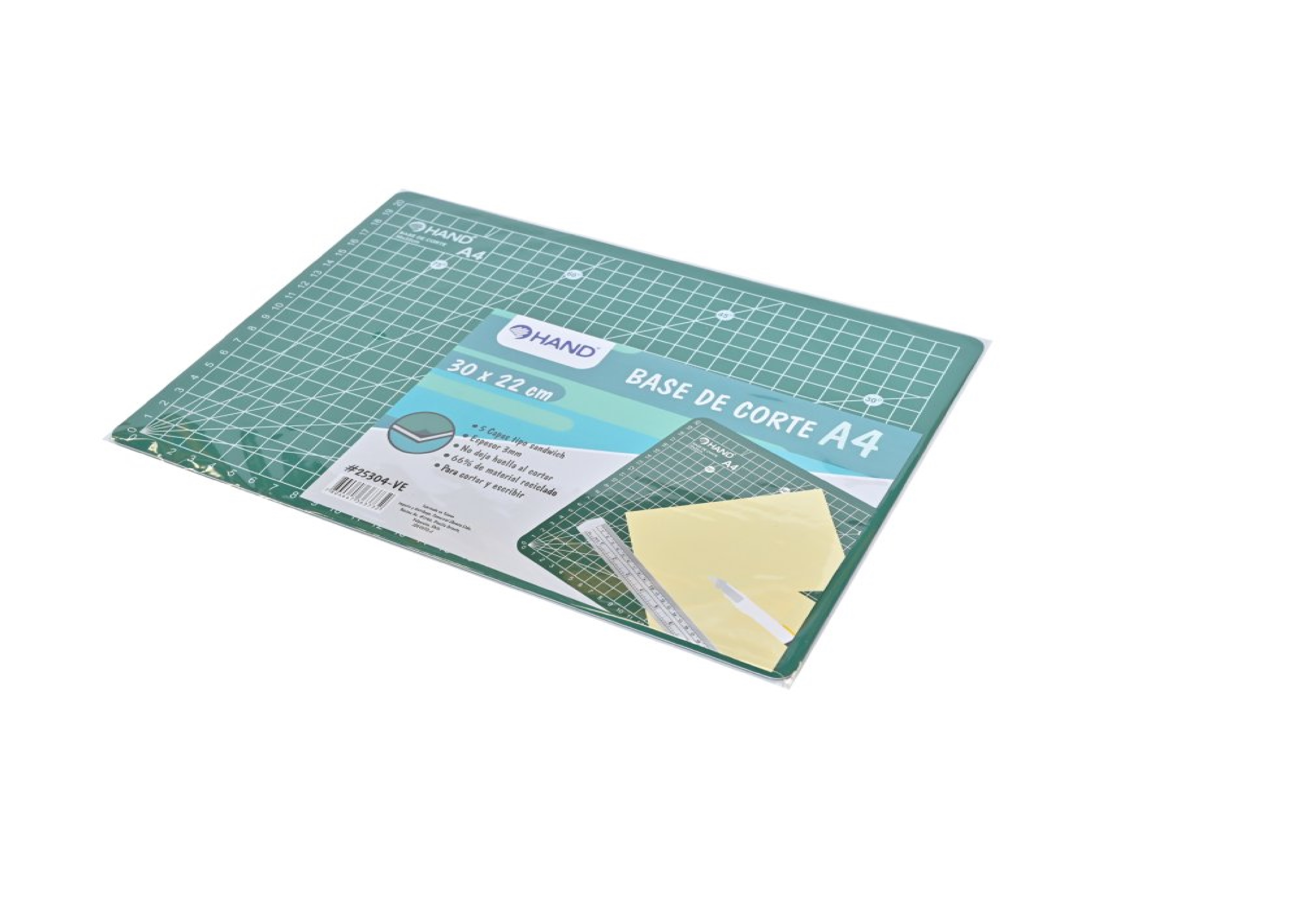 Base Salvacorte Hand A4 30x22 cm Verde