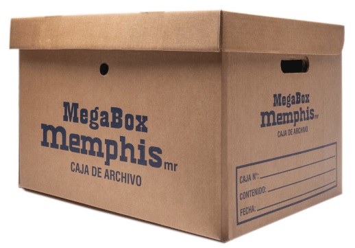 CAJA DE ARCHIVO MEMPHIS MEGABOX ( CAPACIDAD 5 ARCHIVO 45X36X29.5)