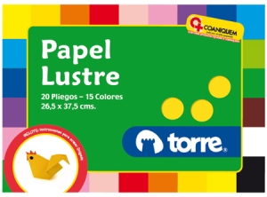 CARPETA ARTE TORRE PAPEL LUSTRE 20 HJS