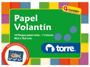 CARPETA ARTE TORRE PAPEL VOLANTIN 10 HJS