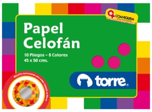 CARPETA ARTE TORRE PAPEL CELOFAN 10 HJS