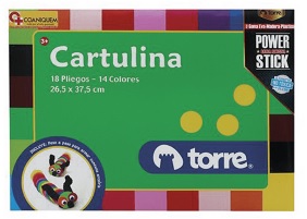 Carpeta con Cartulina Torre 18 Pliegos