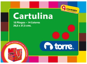 CARPETA ARTE TORRE CARTULINA IMAGIA-18 HJS