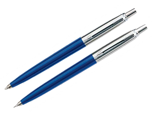 SET BOLIGRAFO PARKER + PORTAMINA JOTTER AZUL SET.