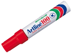MARCADOR ARTLINE 100 PTA.BIS ROJO