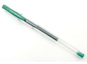 BOLIGRAFO GEL UNIBALL UM-100/120 VERDE.