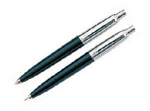 SET BOLIGRAFO PARKER + PORTAMINA JOTTER NEGRO.