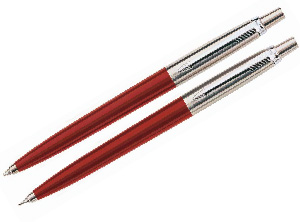 SET BOLIGRAFO PARKER + PORTAMINA JOTTER ROJO.