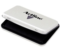 Tampón Artline Dactilar Metalico Negro