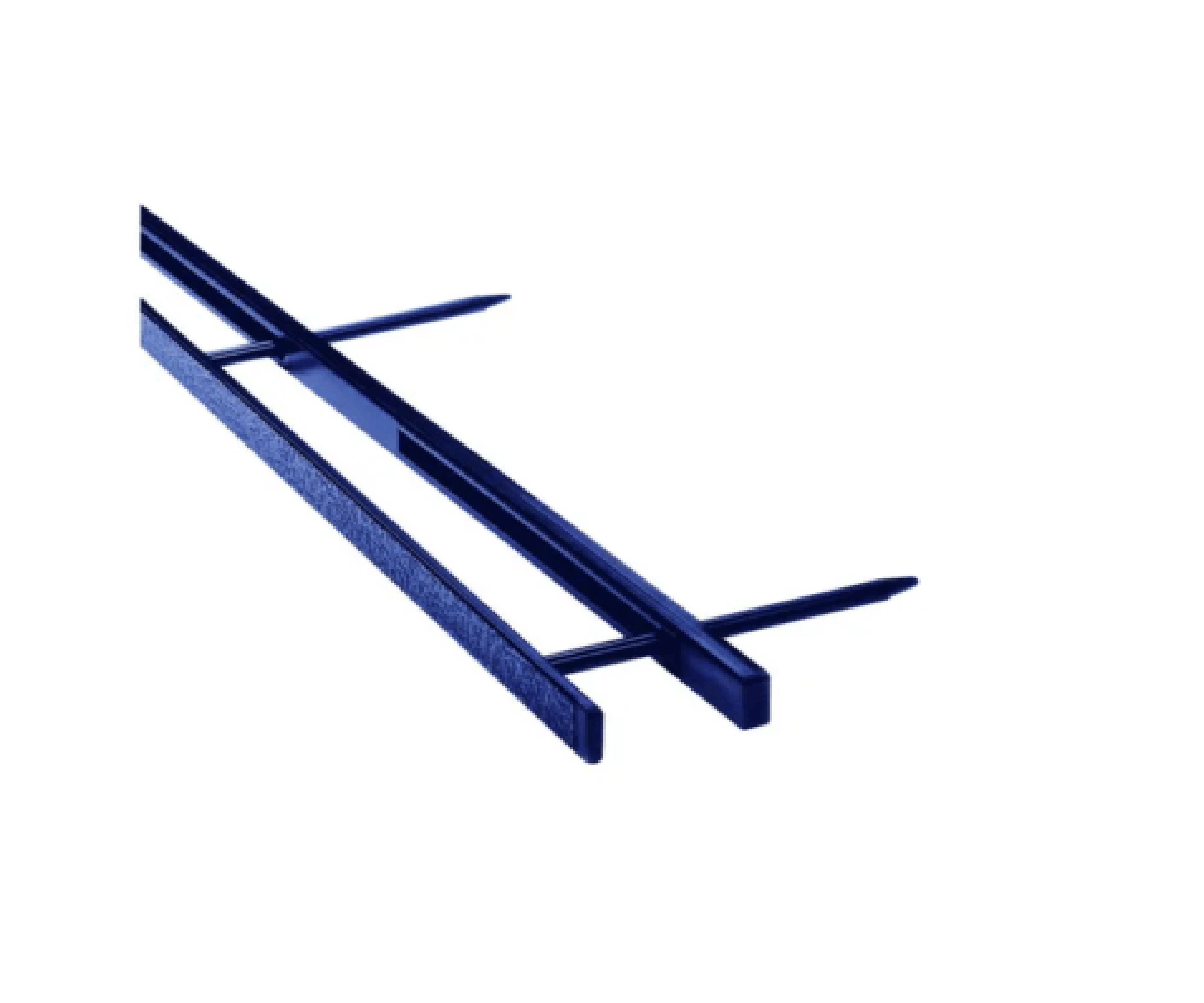 Peine de Encuadernación Ibico Velobin Desk 4 Puntas Azul 25 Unidades