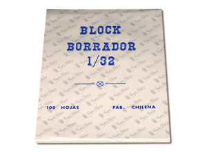 BLOCK APUNTES 1/32 PAPEL RONEO 13X18 J.S. 100 HJ.