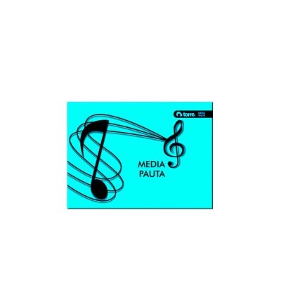 Cuaderno de Música Torre 1/2 Pauta 10 Hojas