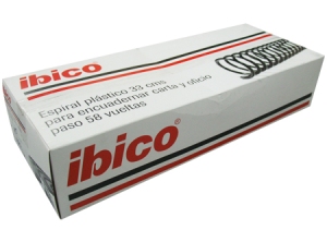 ESPIRALES ENCUAD.10MM BLANCO X 100 UD.IBICO 58 PAS