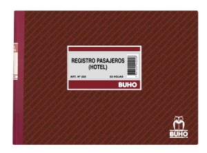 LIBRO REGISTRO PASAJEROS BUHO 225