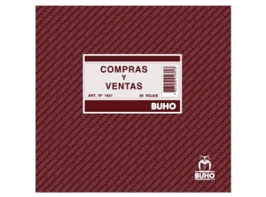 LIBRO COMPRA-VENTAS 24 HJ.BUHO 1641