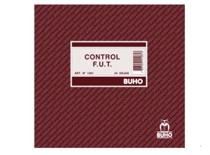 LIBRO CONTAB. REGISTRO F.U.T. 24 HJ. BUHO 1261