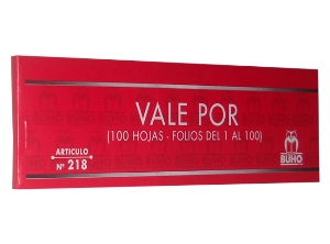 FORM.VALE POR BUHO 218