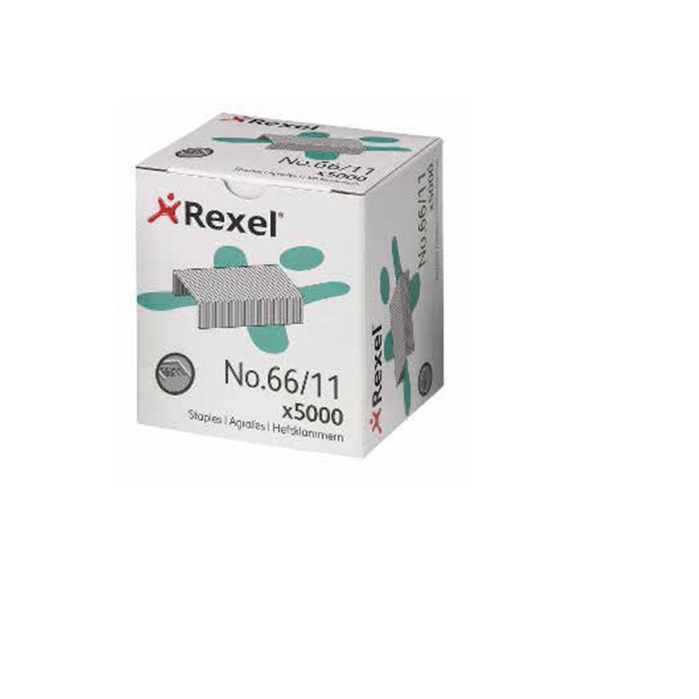 Corchetes Rexel 66/11 Caja de 5000 Unidades