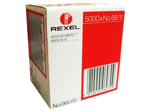 CORCHETES REXEL 66/11 X 5000 UD P/CORCHETERA GIANT