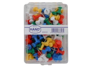PUCH-PINS COLORES CAJA 100 UNIDADES