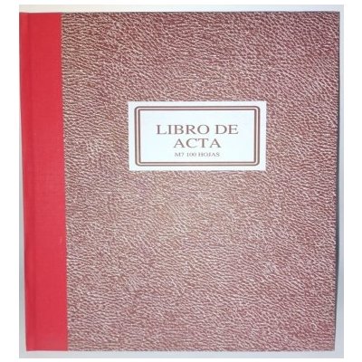 Libro Actas Cuadriculado 100 Hojas