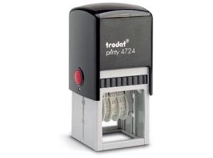 TIMBRE FECHADOR C/LEYENDA 4724-4740 40X40