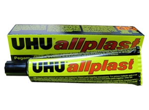 ADHESIVO UHU ALLPLAST 33 ML ESPECIAL PARA PLASTICO