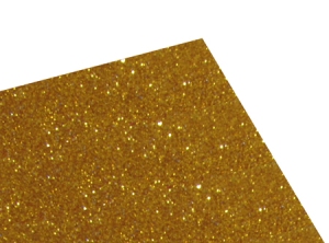 GOMA EVA GLITTER 20X30 ORO 10 UD HAND