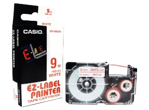 CINTA ROTULADORA CASIO 9MM X 4MT BL LETRA RJ
