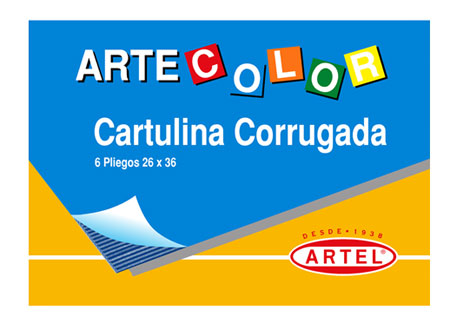 CARPETA ARTE COLOR ARTEL MICROCORRUG. 6 COL.