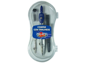 COMPAS PROARTE CON TIRALINEA Y PUNTA SECA