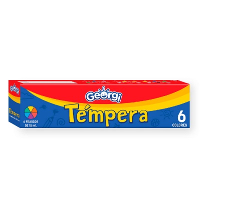 Témpera georgi 15 ml 6 Colores