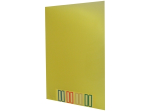 CARPETA PRESENTADOR TRIPLE PAFER OFIC.AMARILLO