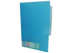 CARPETA PRESENTADOR TRIPLE PAFER OFIC.AZUL JC-E357